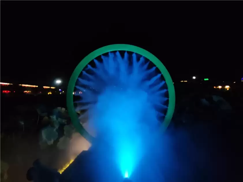 Water Fountains At Tianlu Mountain Resort, Guangdong China, 20213