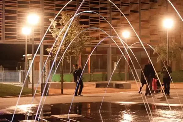 Window Of The World Theme Park Interactive Fountain