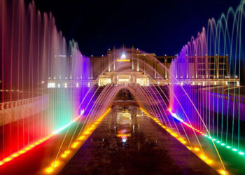 The Thansur Sokha Hotel Dancing Music Fountain Project, Cambodia