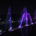 Hyderabad 180M floating fountain