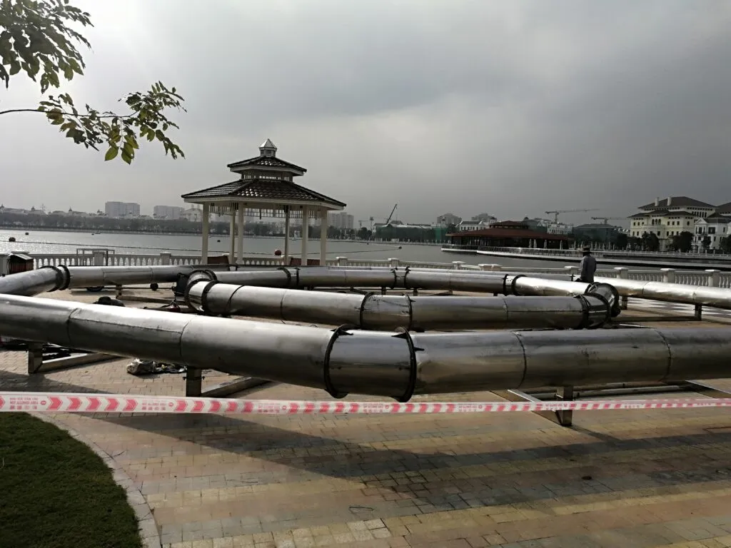 Fountain installation in Vietnam