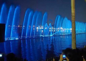 Floating Musical Dancing Fountain For Lake Hyderabad, India