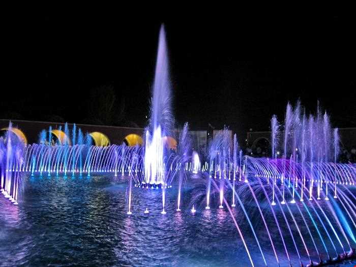 Which is the first musical fountain in Iran?