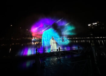 Water Screen Projection Fountain for Events – Malaysia