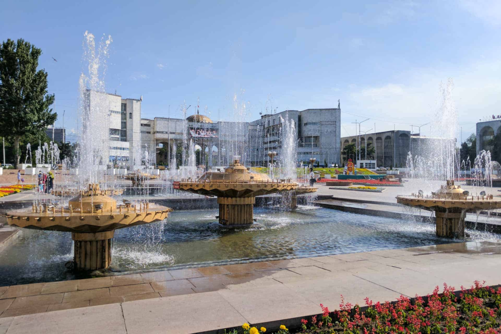 Kyrgyzstan Fountains Фонтаны Кыргызстана