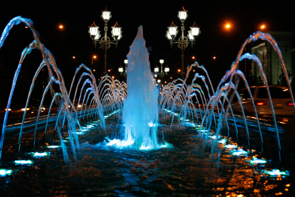 Dancing Fountains in Turkmenistan