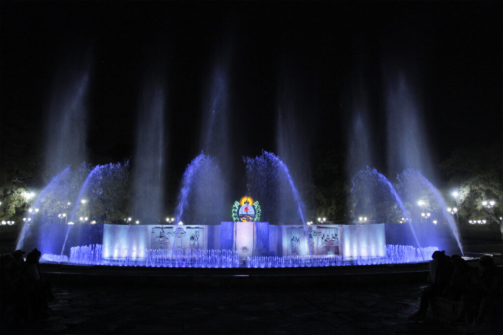 Argentina musical dancing fountains