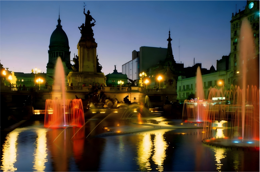 Argentina musical dancing fountains